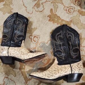 Tony Lama Eastern Python Boots Size 7.5